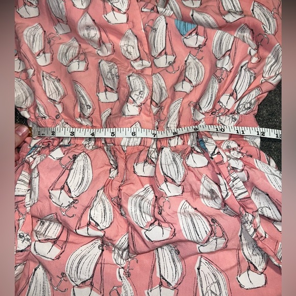 Maeve Anthropologie Pink with Sailboat Tourista Romper - Picture 14 of 15